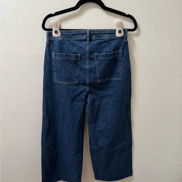 Women’s Blue Wide-Leg Jeans - Picture 6 of 6